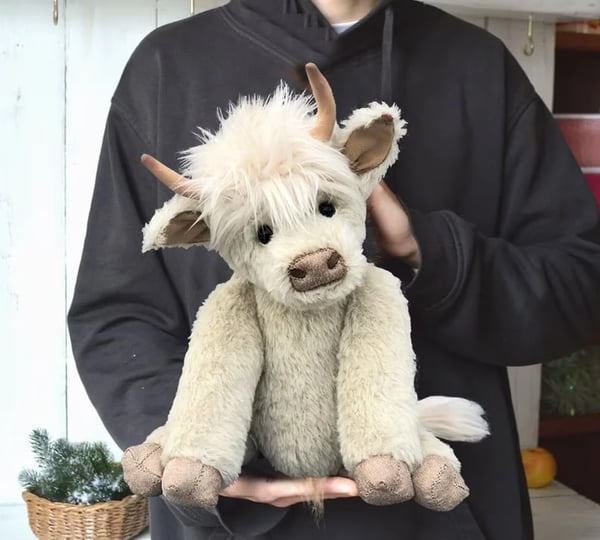 Worocky Highland Cow Plush Toy